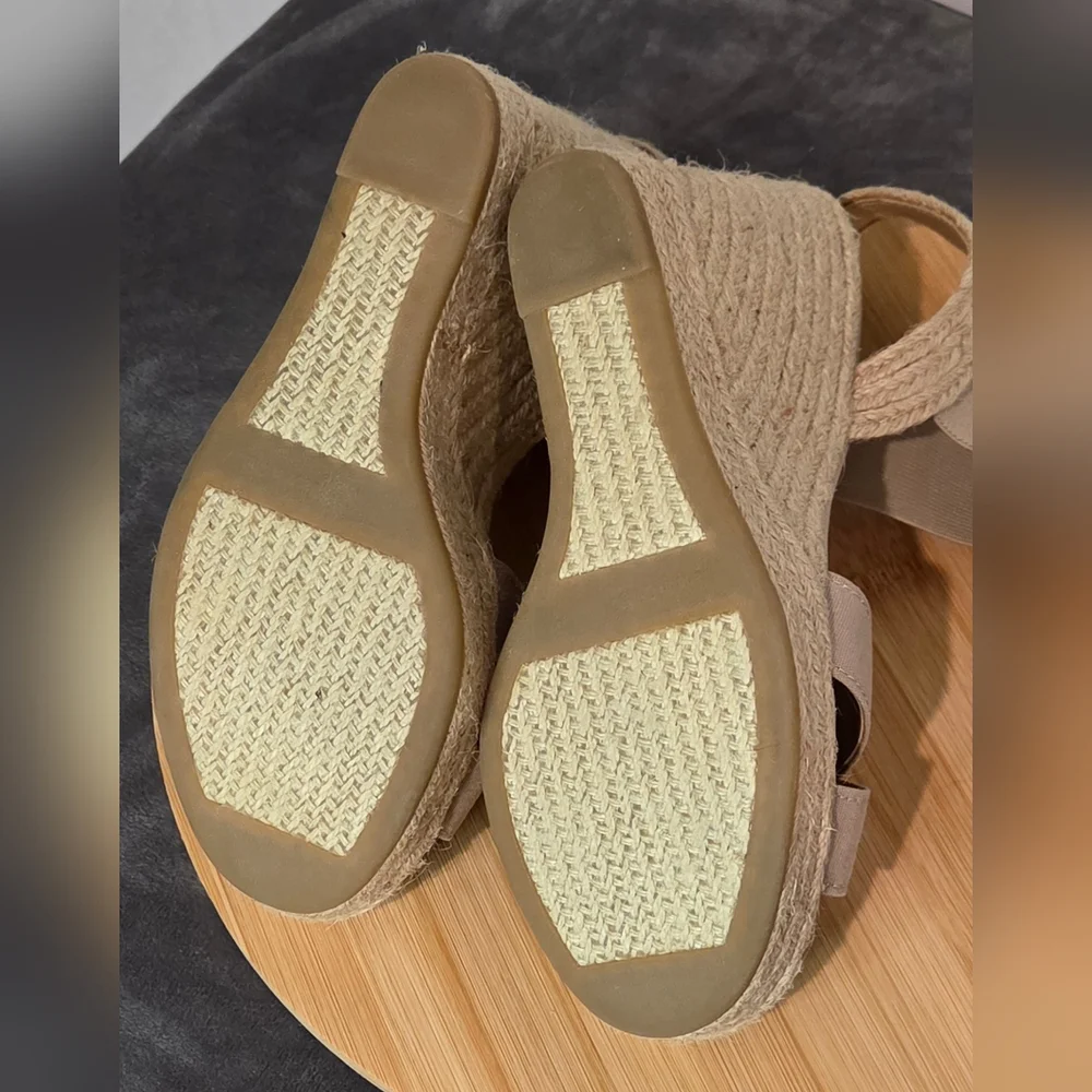 *NWOT* Ralph Lauren Macrame Wedge Sandals